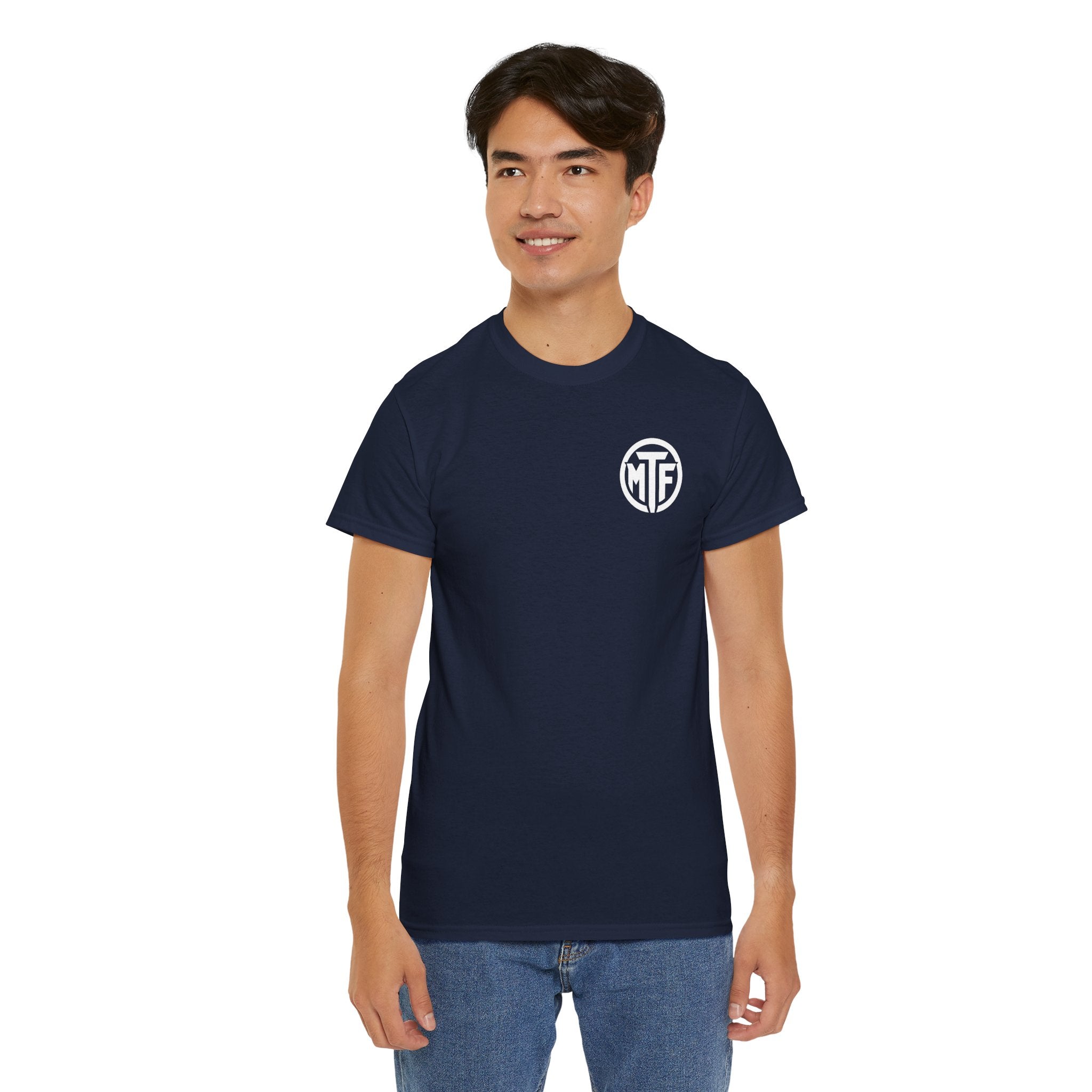 Moore Than Fitness Logo T‑Shirt — Gym Tee with MTF Emblem