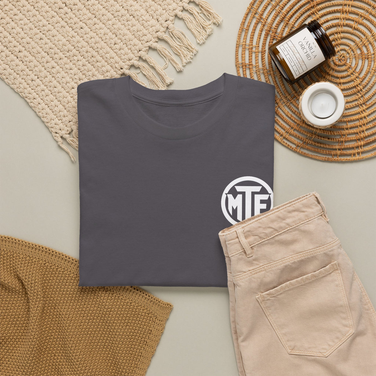Moore Than Fitness Logo T‑Shirt — Gym Tee with MTF Emblem