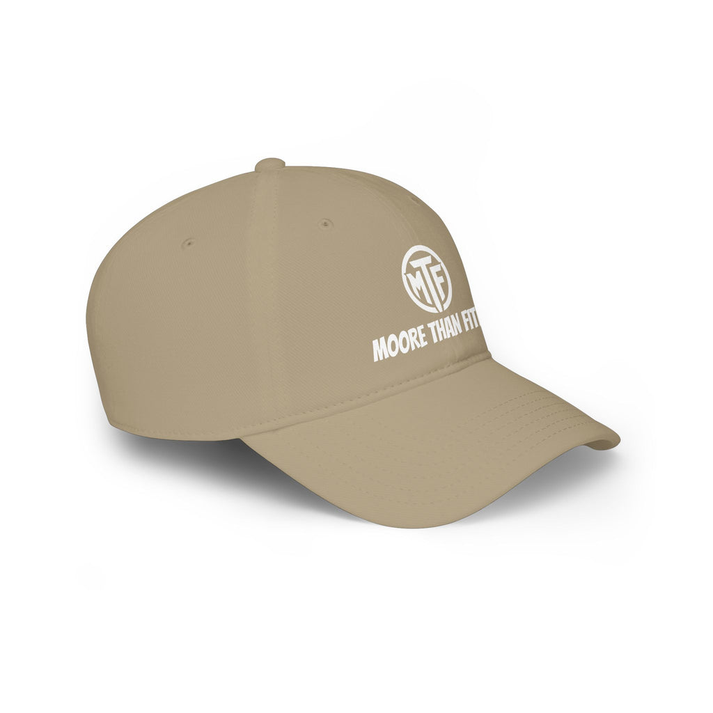 Moore Than Fitness Low Profile Baseball Cap – MTF Logo Athletic Hat