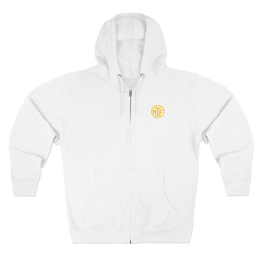 Move With Purpose Zip Hoodie — Moore Than Fitness Logo Fitness Hoodie