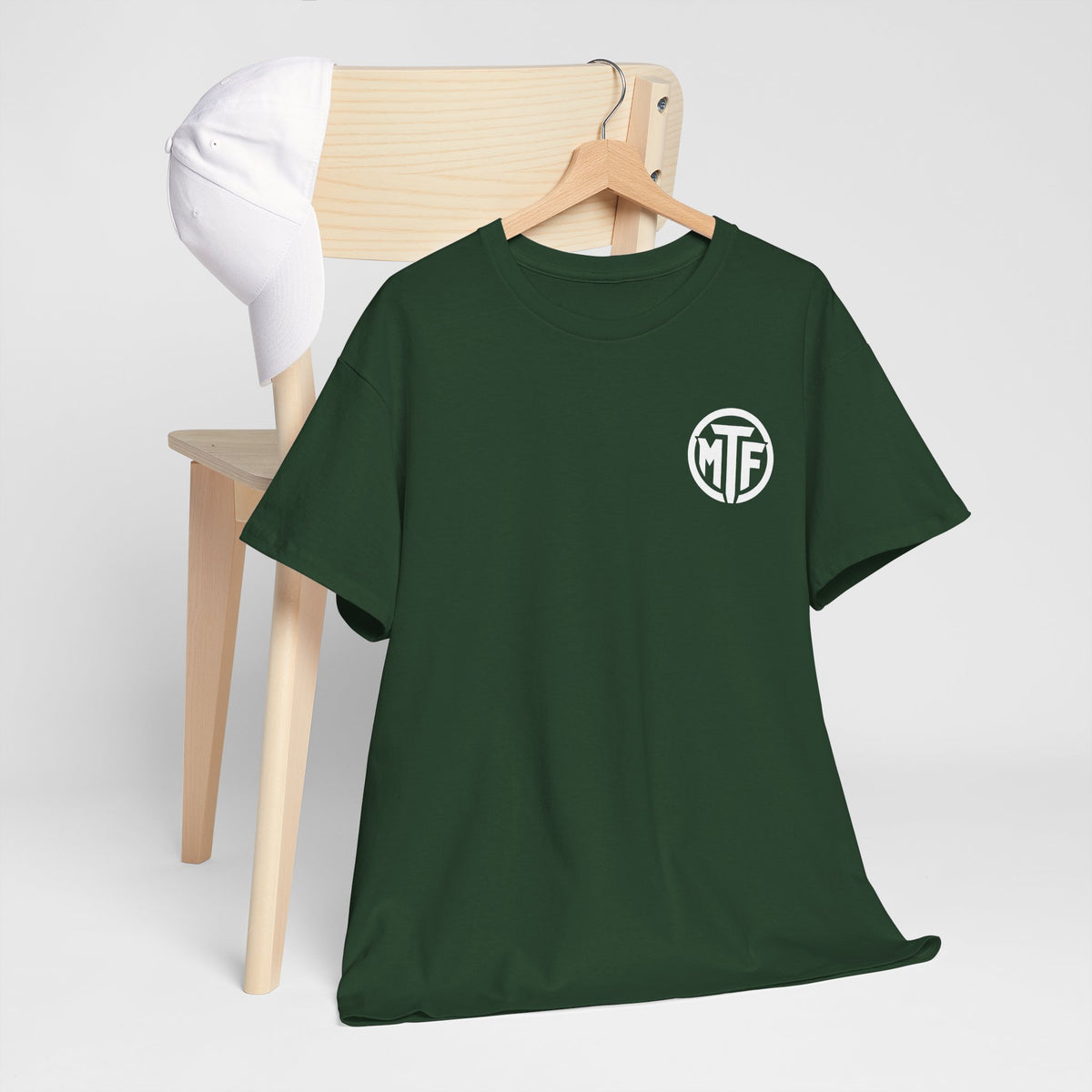 Moore Than Fitness Logo T‑Shirt — Gym Tee with MTF Emblem