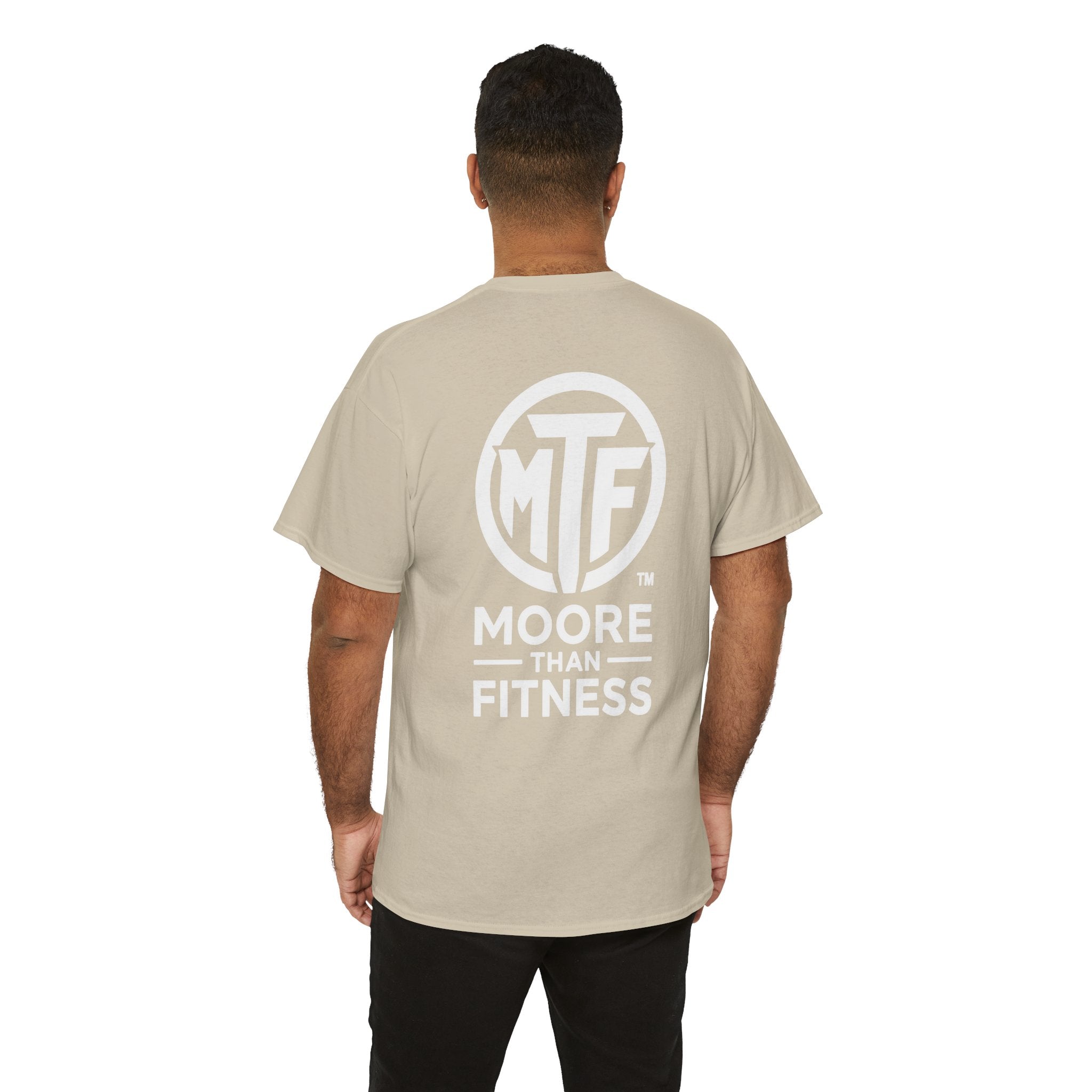 Moore Than Fitness Logo T‑Shirt — Gym Tee with MTF Emblem
