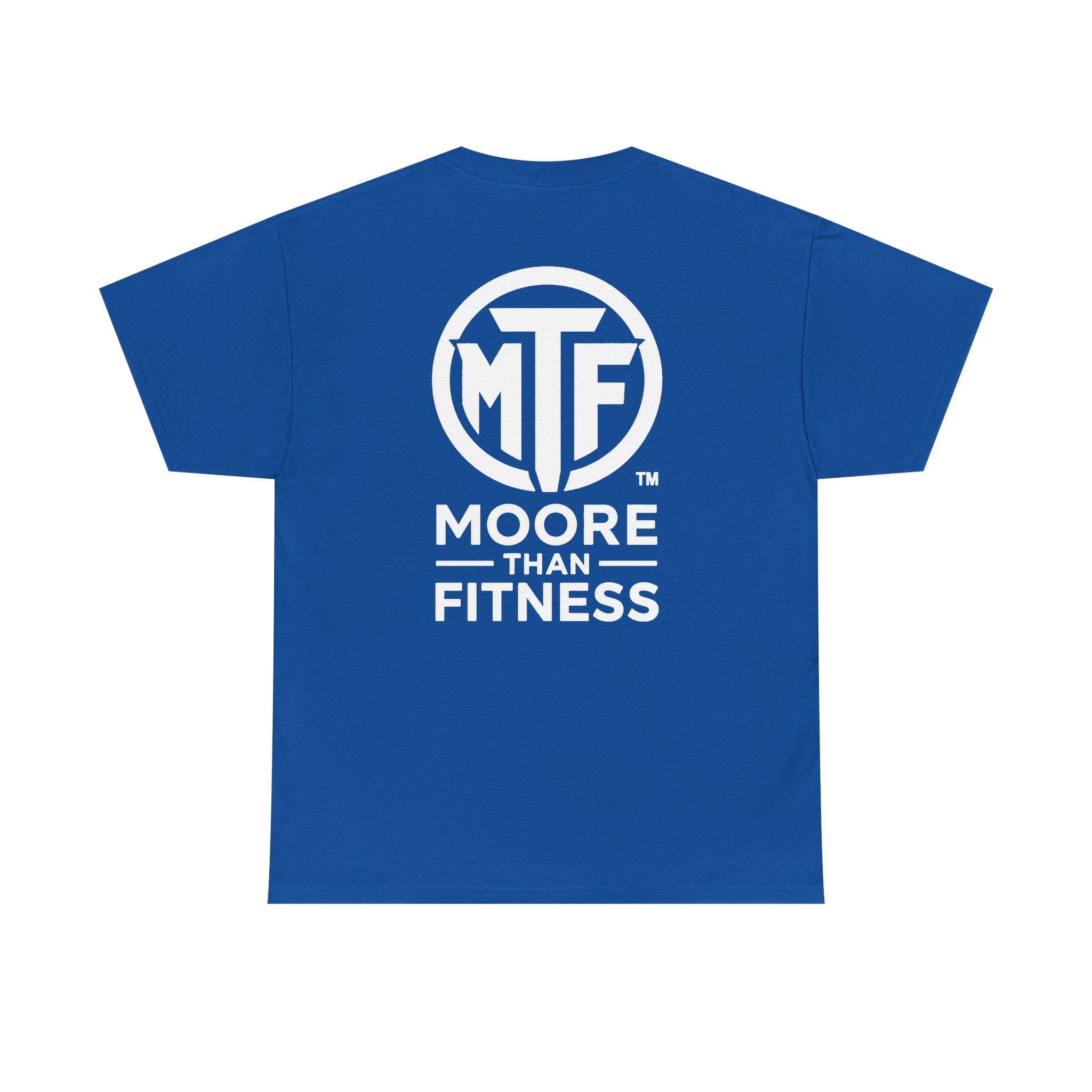Moore Than Fitness Logo T‑Shirt — Gym Tee with MTF Emblem