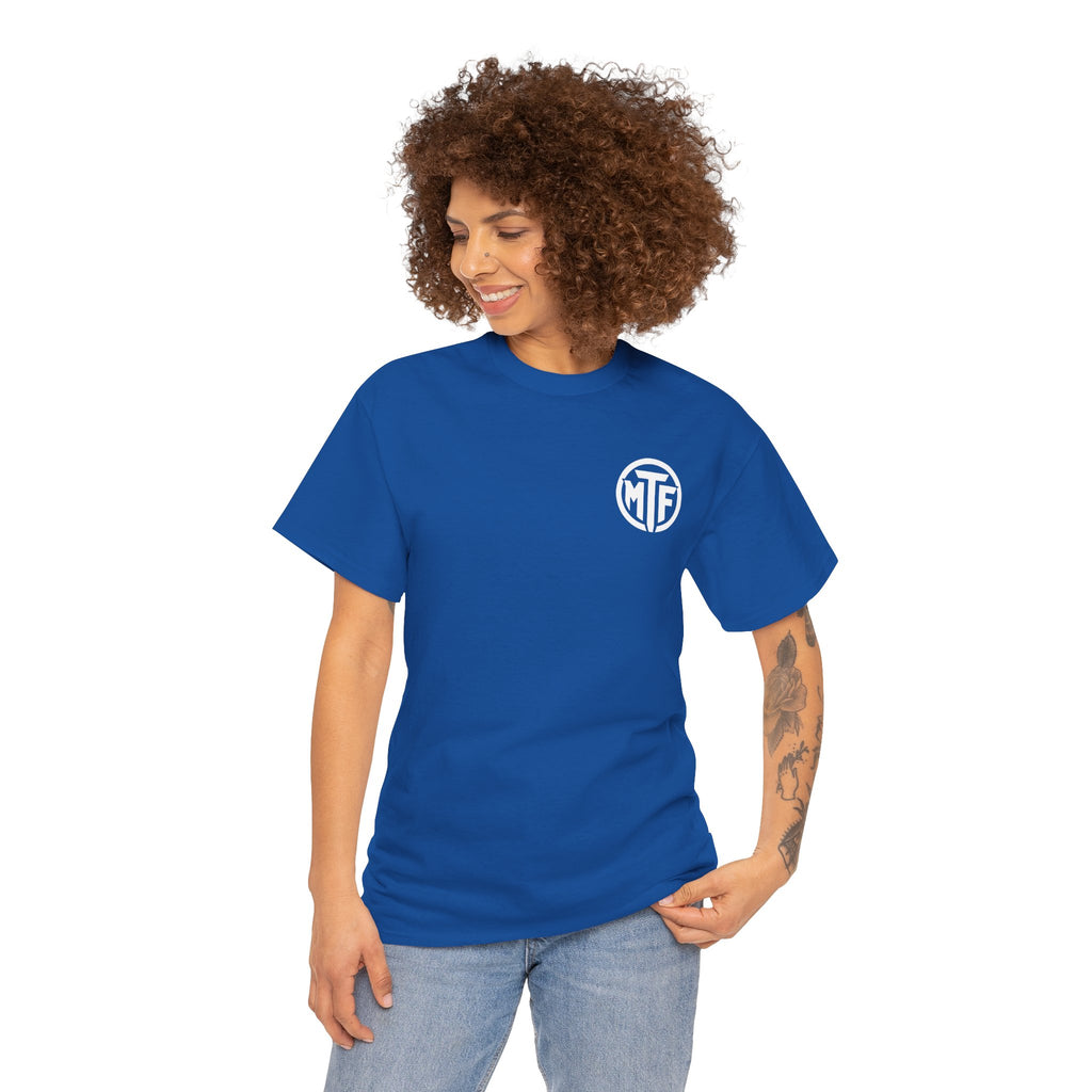 Moore Than Fitness Logo T‑Shirt — Gym Tee with MTF Emblem