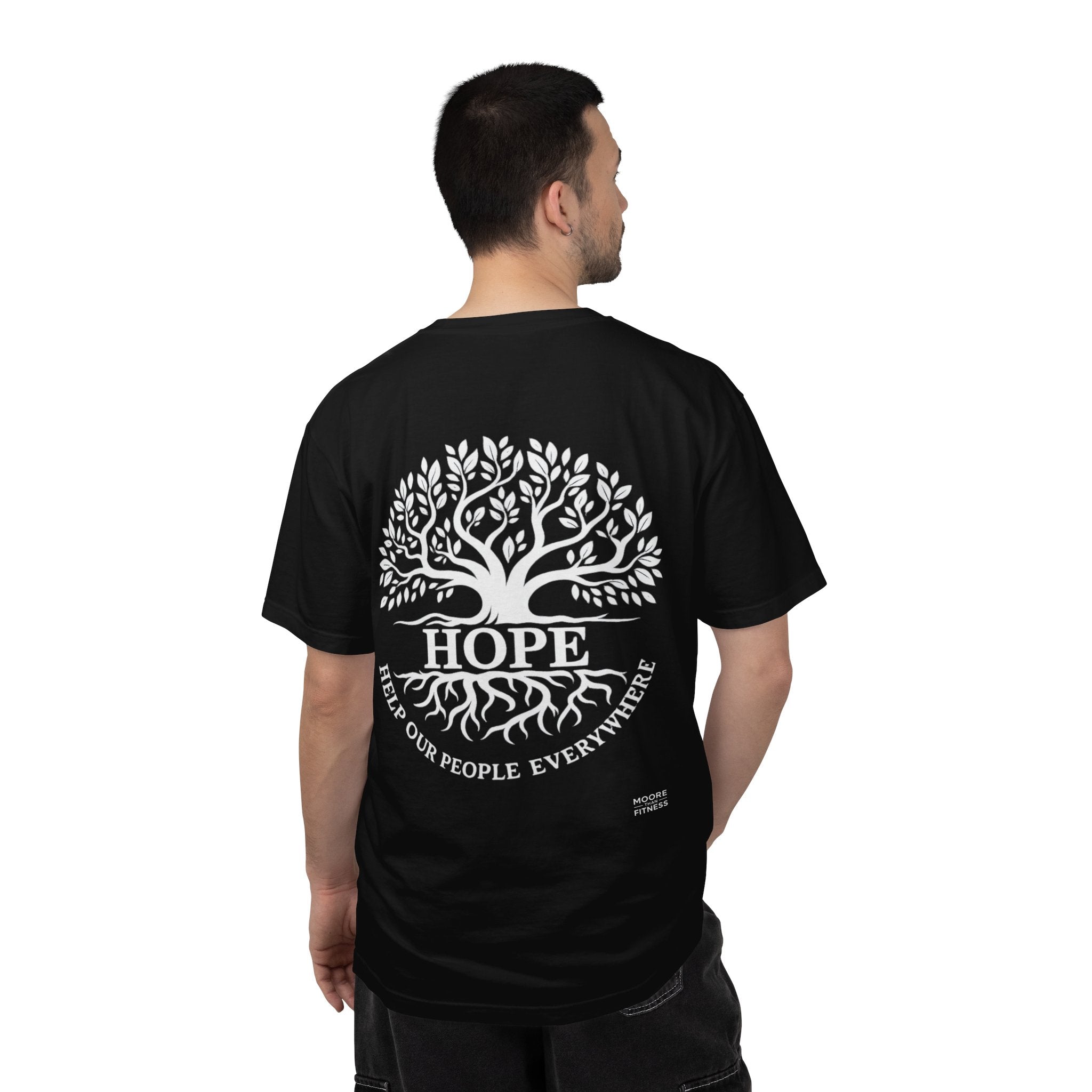 Hope Tree T-Shirt — "Help Our People Everywhere" Comfort Tee