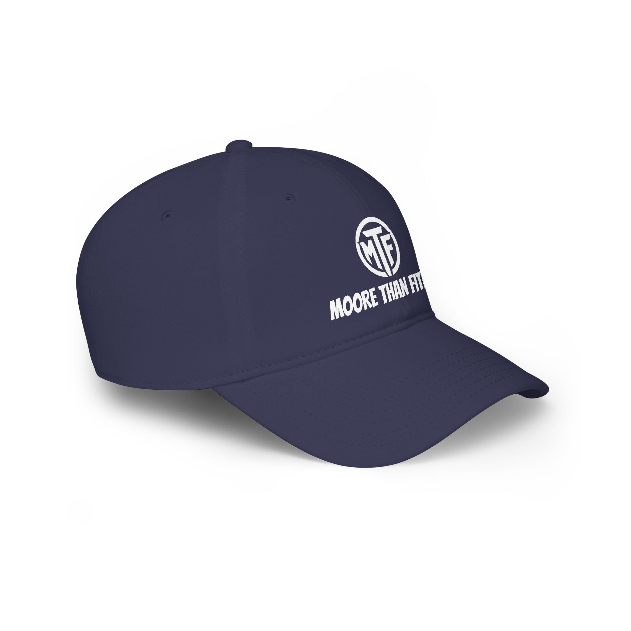 Moore Than Fitness Low Profile Baseball Cap – MTF Logo Athletic Hat