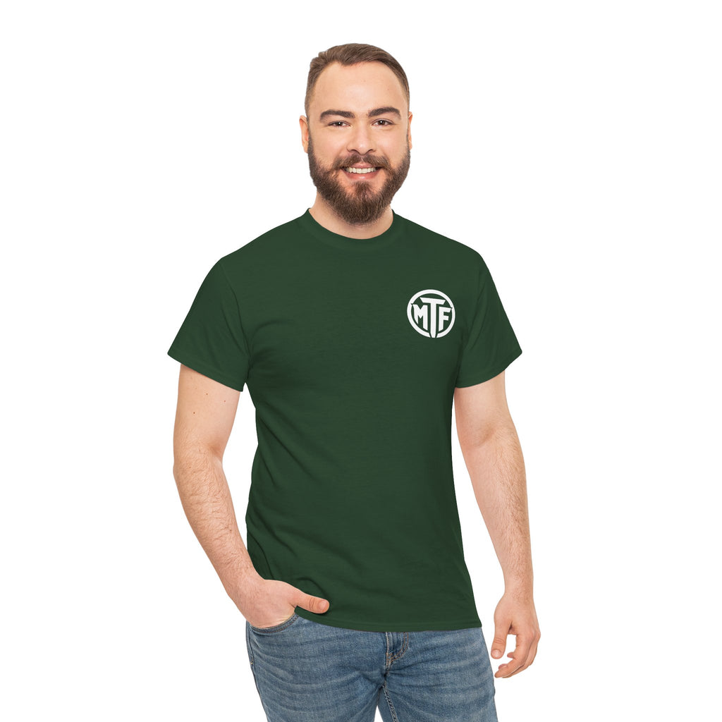Moore Than Fitness Logo T‑Shirt — Gym Tee with MTF Emblem