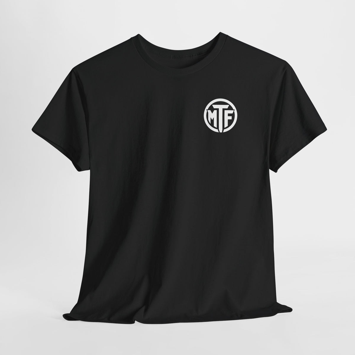 Moore Than Fitness Logo T‑Shirt — Gym Tee with MTF Emblem