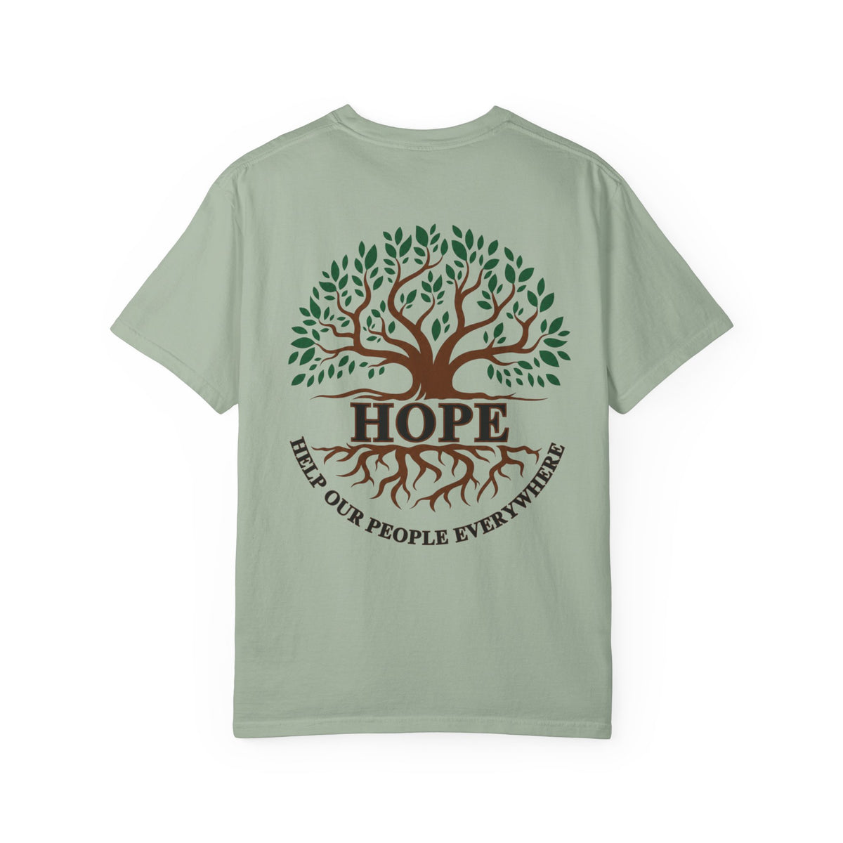 Hope Tree T-Shirt — "Help Our People Everywhere" Comfort Tee