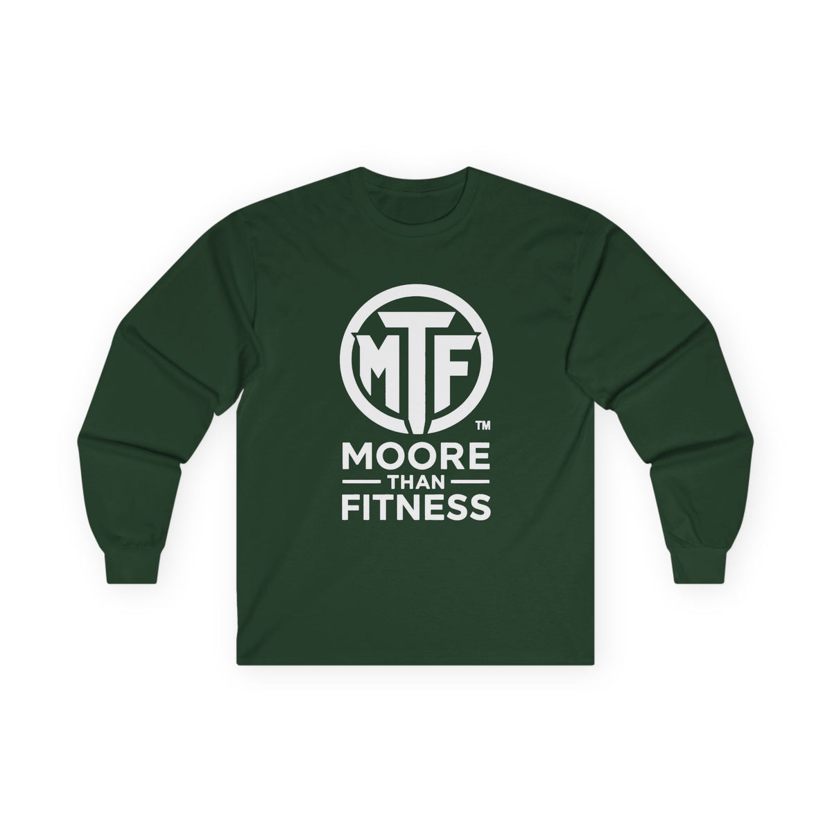 Moore Than Fitness Long Sleeve Tee — MTF Logo Athletic Shirt