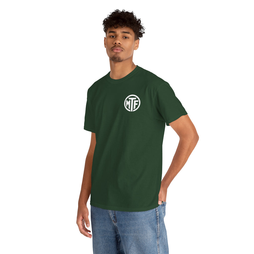 Moore Than Fitness Logo T‑Shirt — Gym Tee with MTF Emblem