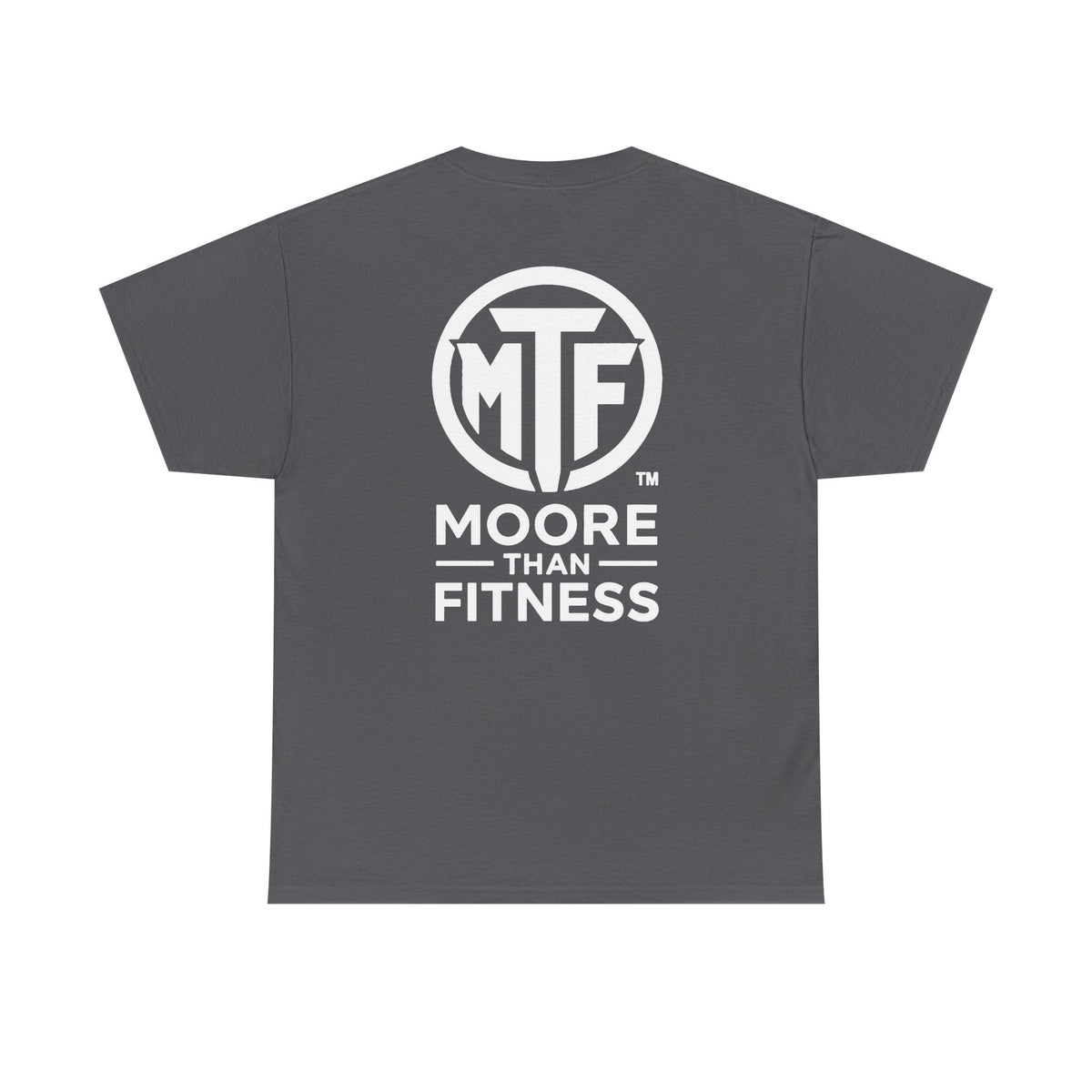 Moore Than Fitness Logo T‑Shirt — Gym Tee with MTF Emblem