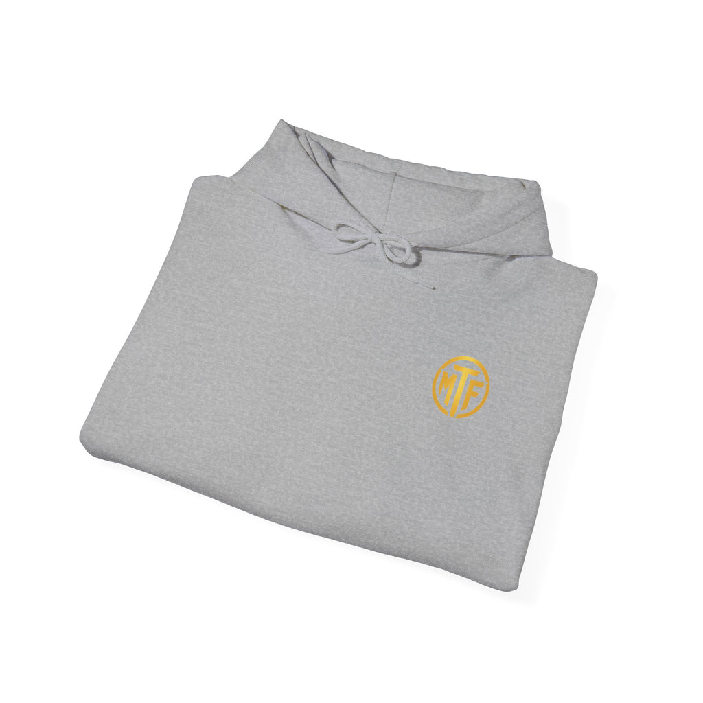 Signature Moore Than Fitness Logo Hoodie — "Become Moore" Sleeve Pullover