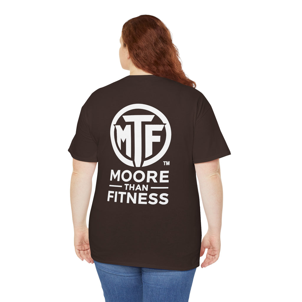 Moore Than Fitness Logo T‑Shirt — Gym Tee with MTF Emblem