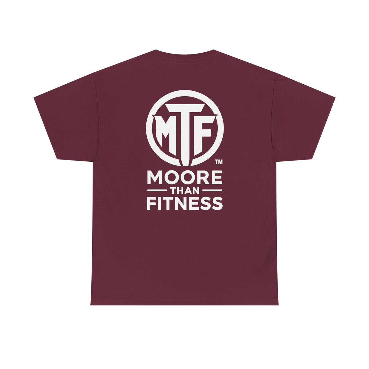 Moore Than Fitness Logo T‑Shirt — Gym Tee with MTF Emblem