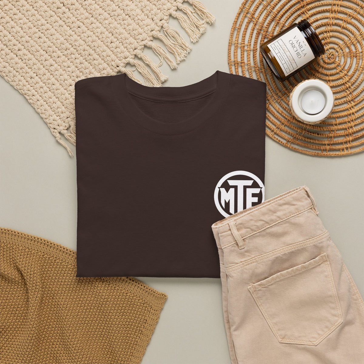 Moore Than Fitness Logo T‑Shirt — Gym Tee with MTF Emblem