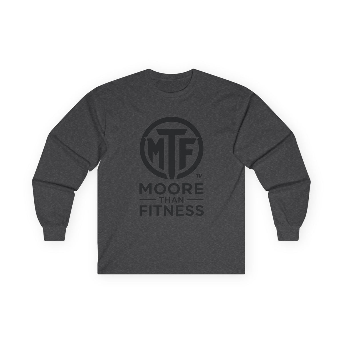 Moore Than Fitness Long Sleeve Tee — MTF Logo Athletic Shirt