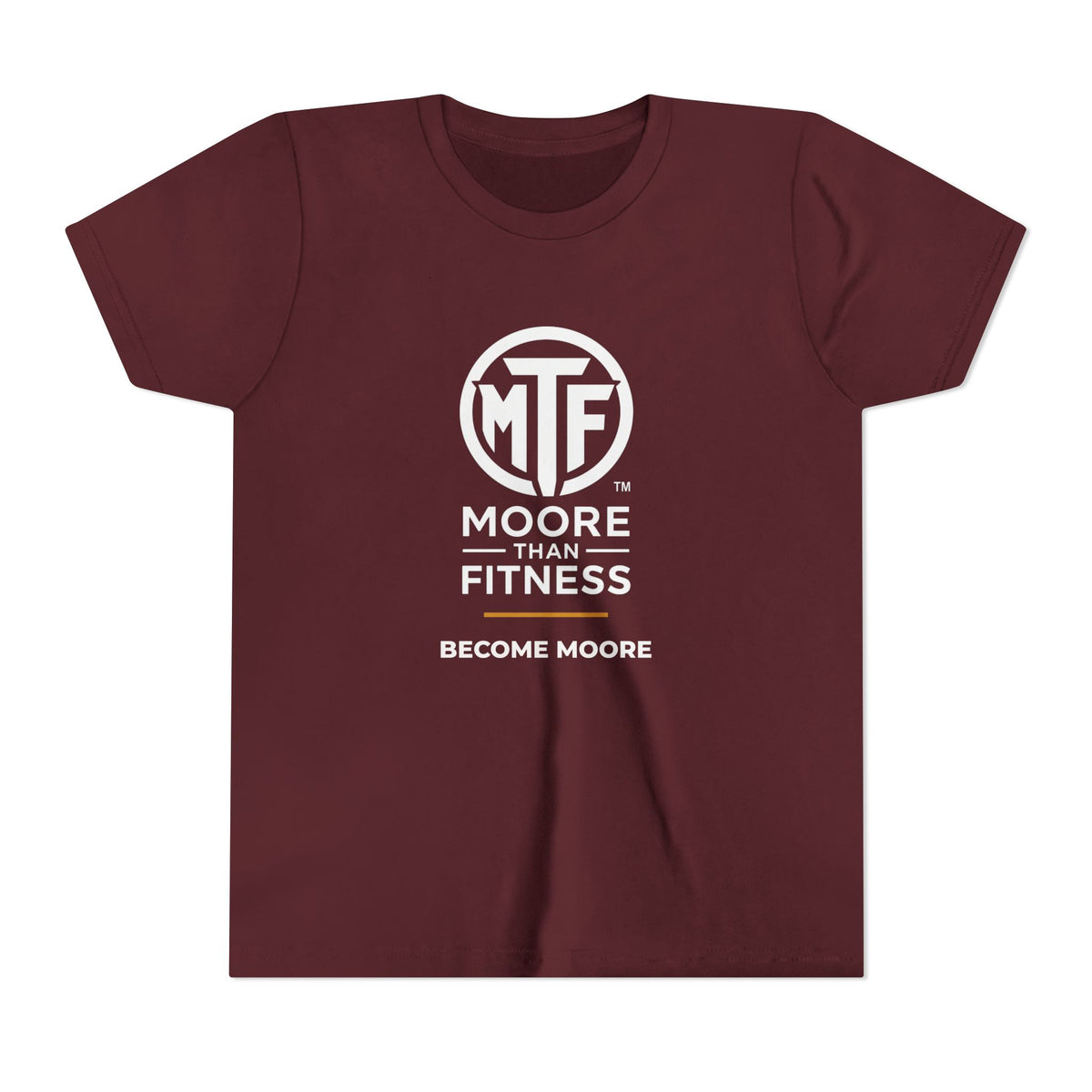 Youth Tee — Moore Than Fitness 'Become Moore' Logo Tee (Move With Purpose)