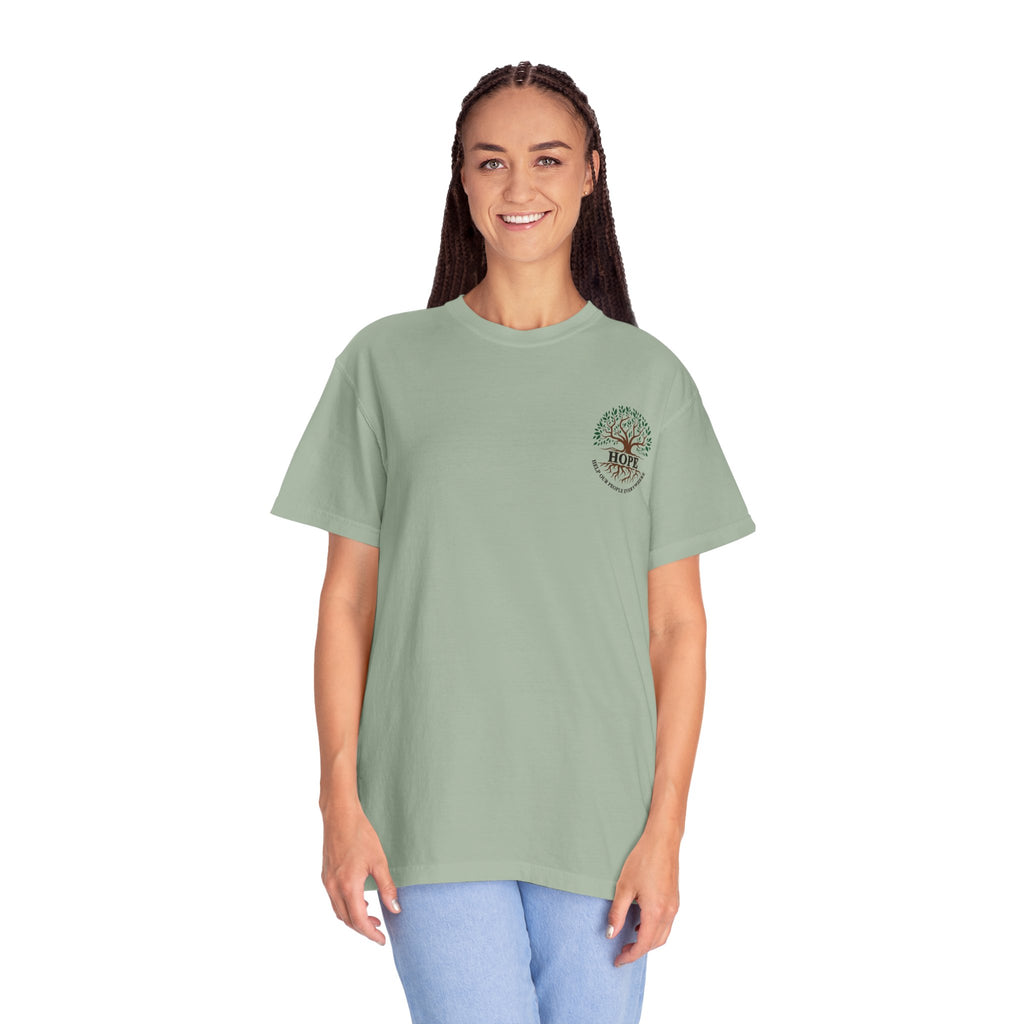 Hope Tree T-Shirt — "Help Our People Everywhere" Comfort Tee