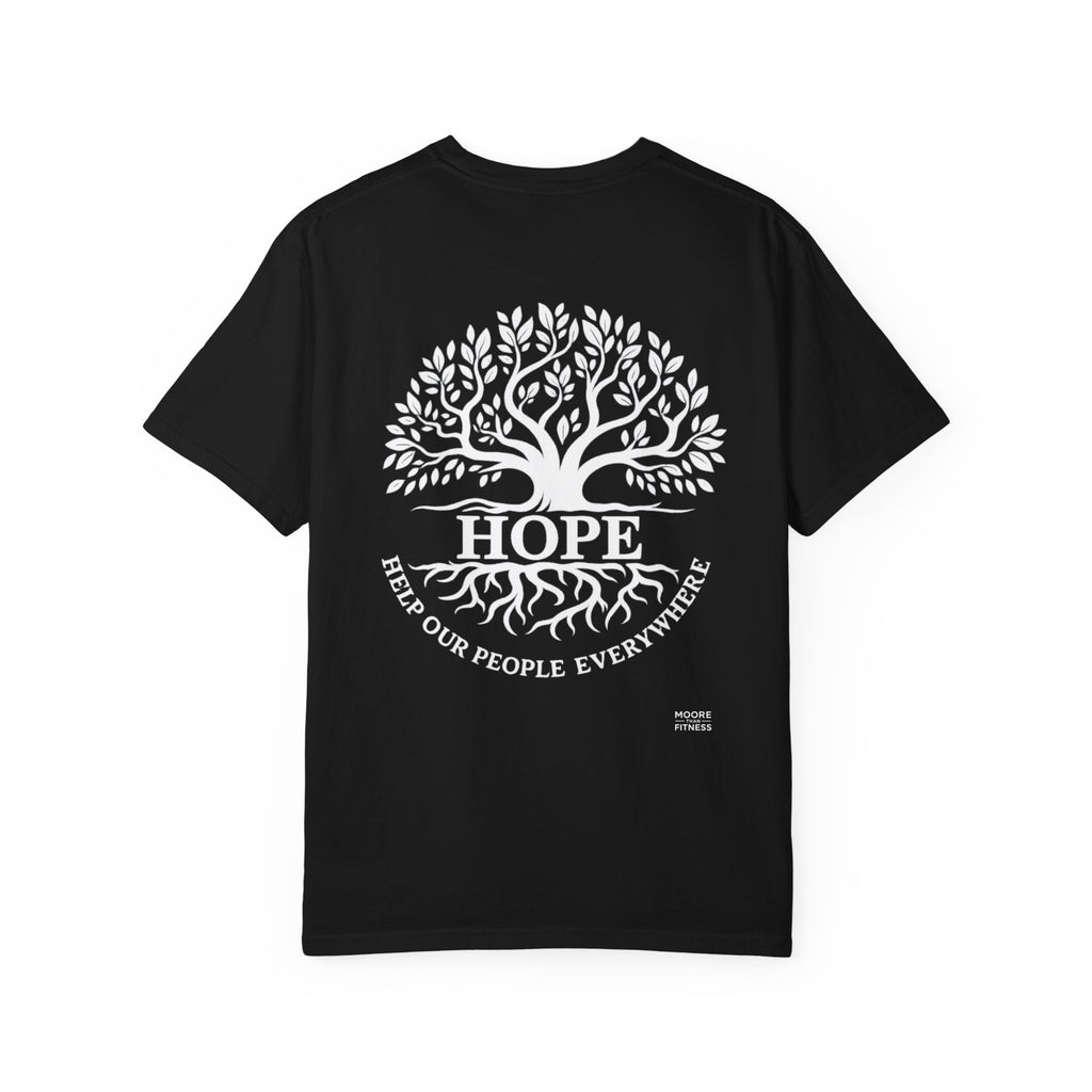 Hope Tree T-Shirt — "Help Our People Everywhere" Comfort Tee