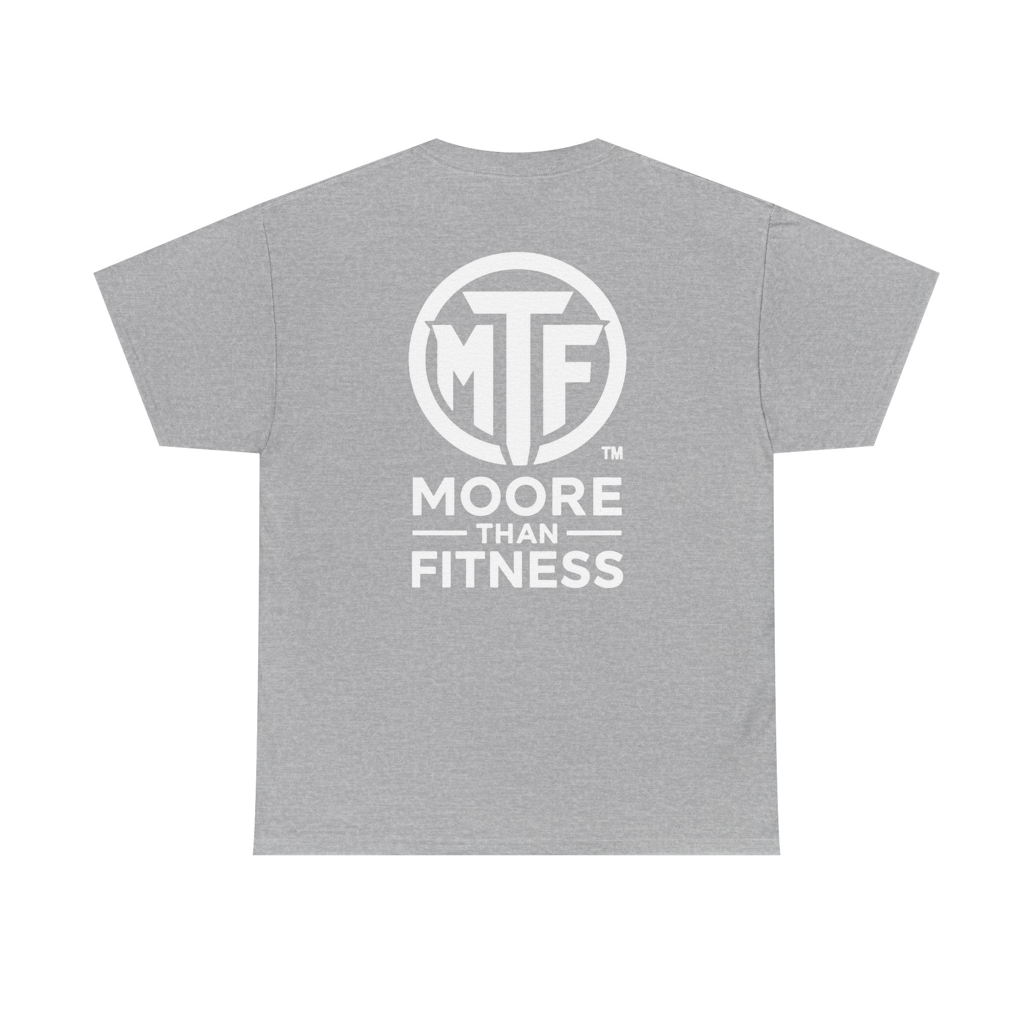 Moore Than Fitness Logo T‑Shirt — Gym Tee with MTF Emblem