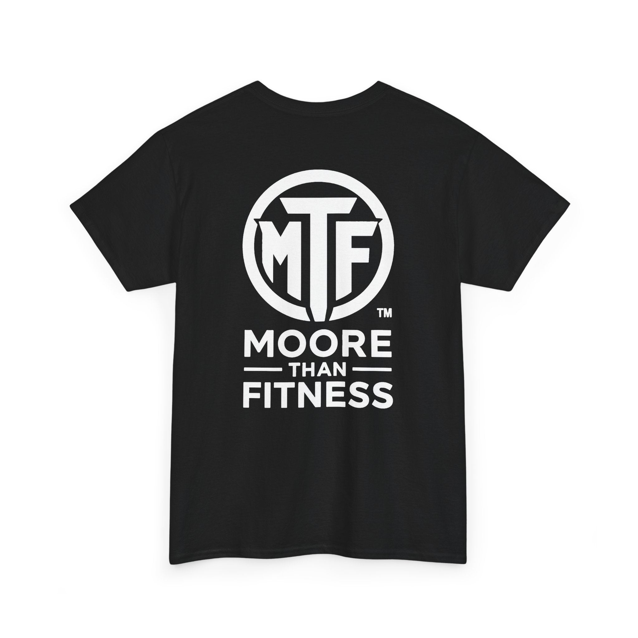 Moore Than Fitness Logo T‑Shirt — Gym Tee with MTF Emblem