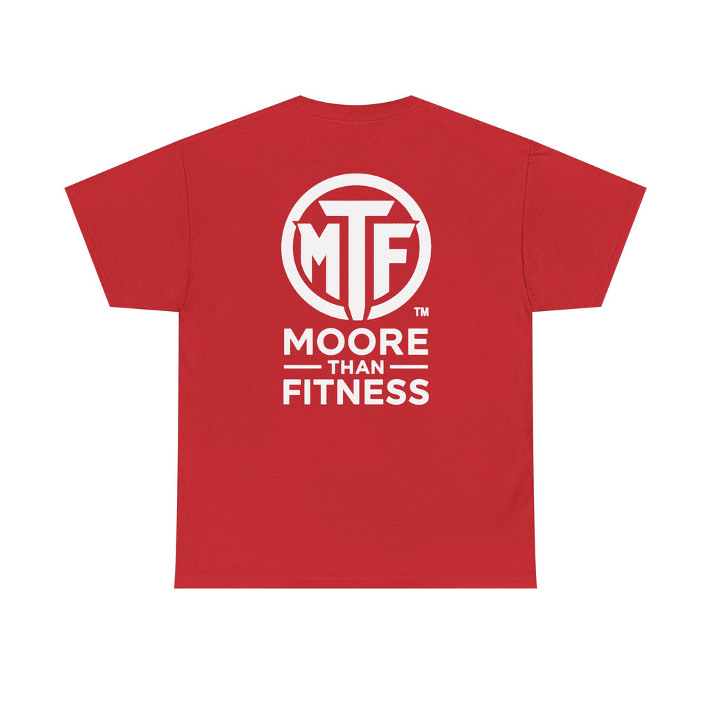 Moore Than Fitness Logo T‑Shirt — Gym Tee with MTF Emblem