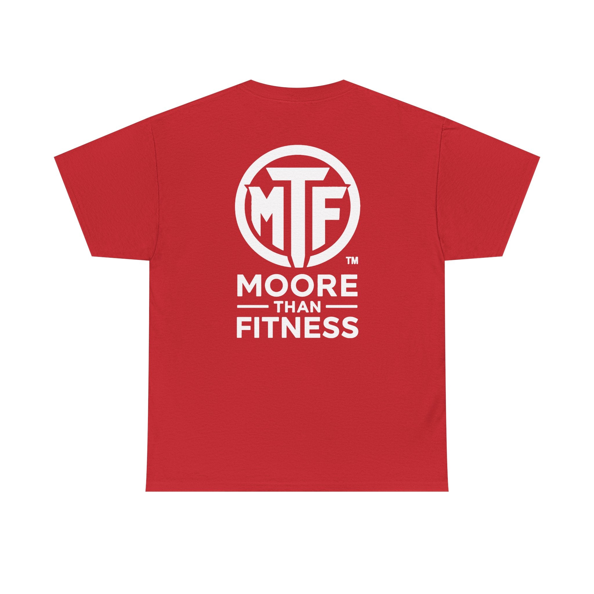 Moore Than Fitness Logo T‑Shirt — Gym Tee with MTF Emblem