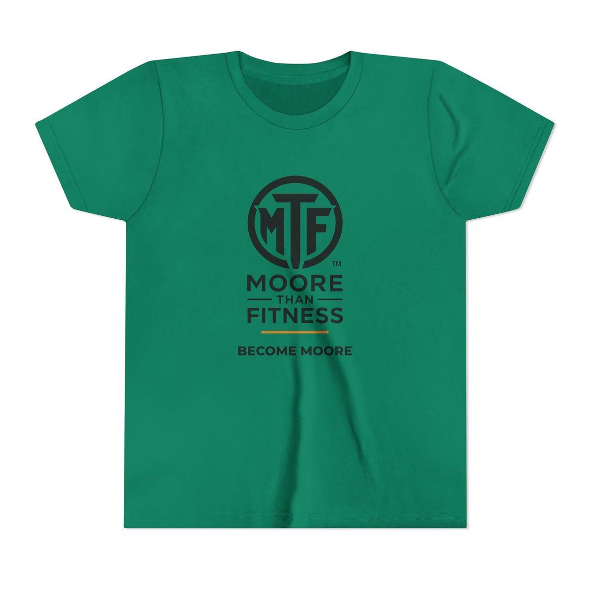 Youth Tee — Moore Than Fitness 'Become Moore' Logo Tee (Move With Purpose)