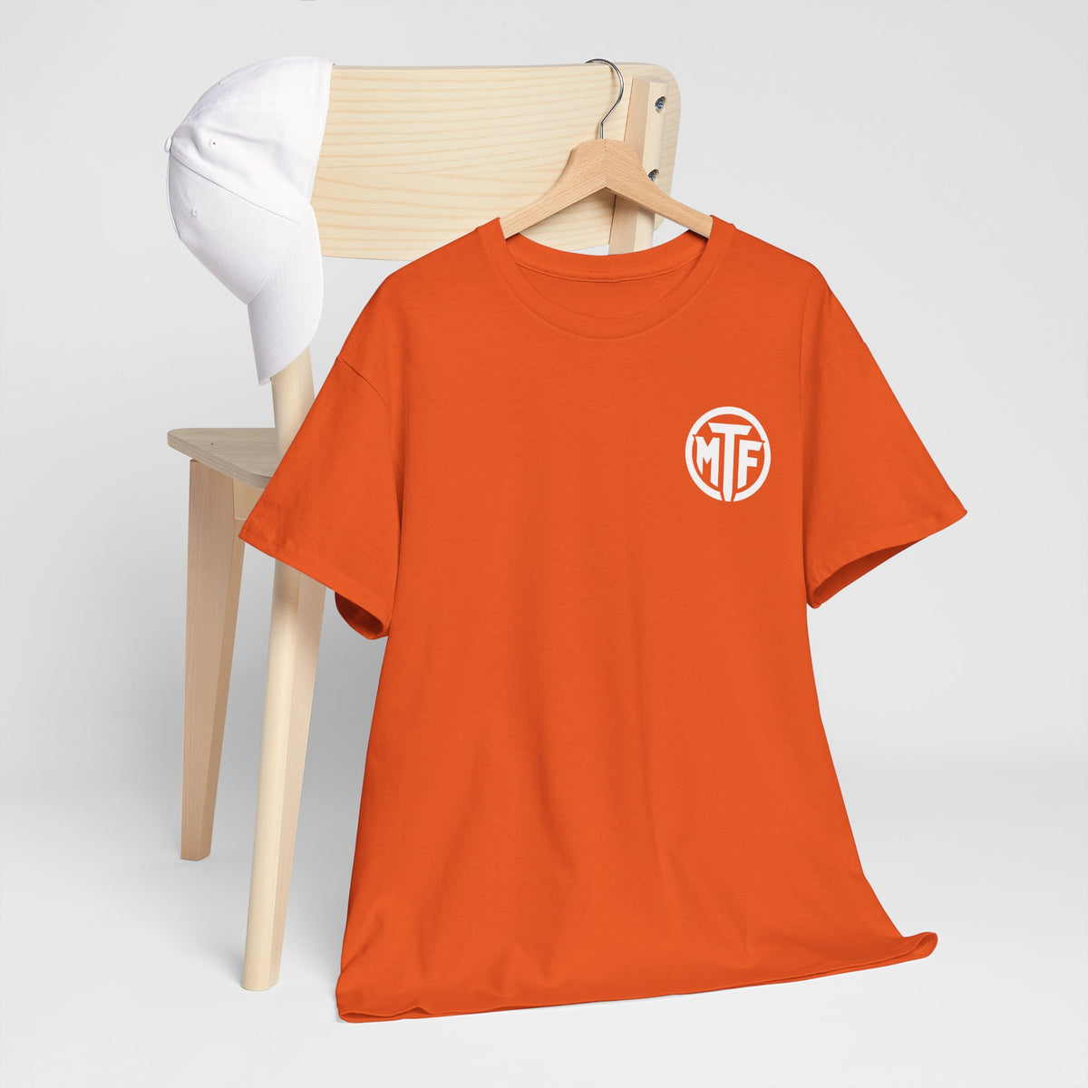 Moore Than Fitness Logo T‑Shirt — Gym Tee with MTF Emblem