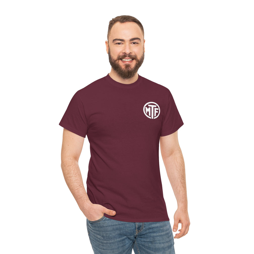 Moore Than Fitness Logo T‑Shirt — Gym Tee with MTF Emblem