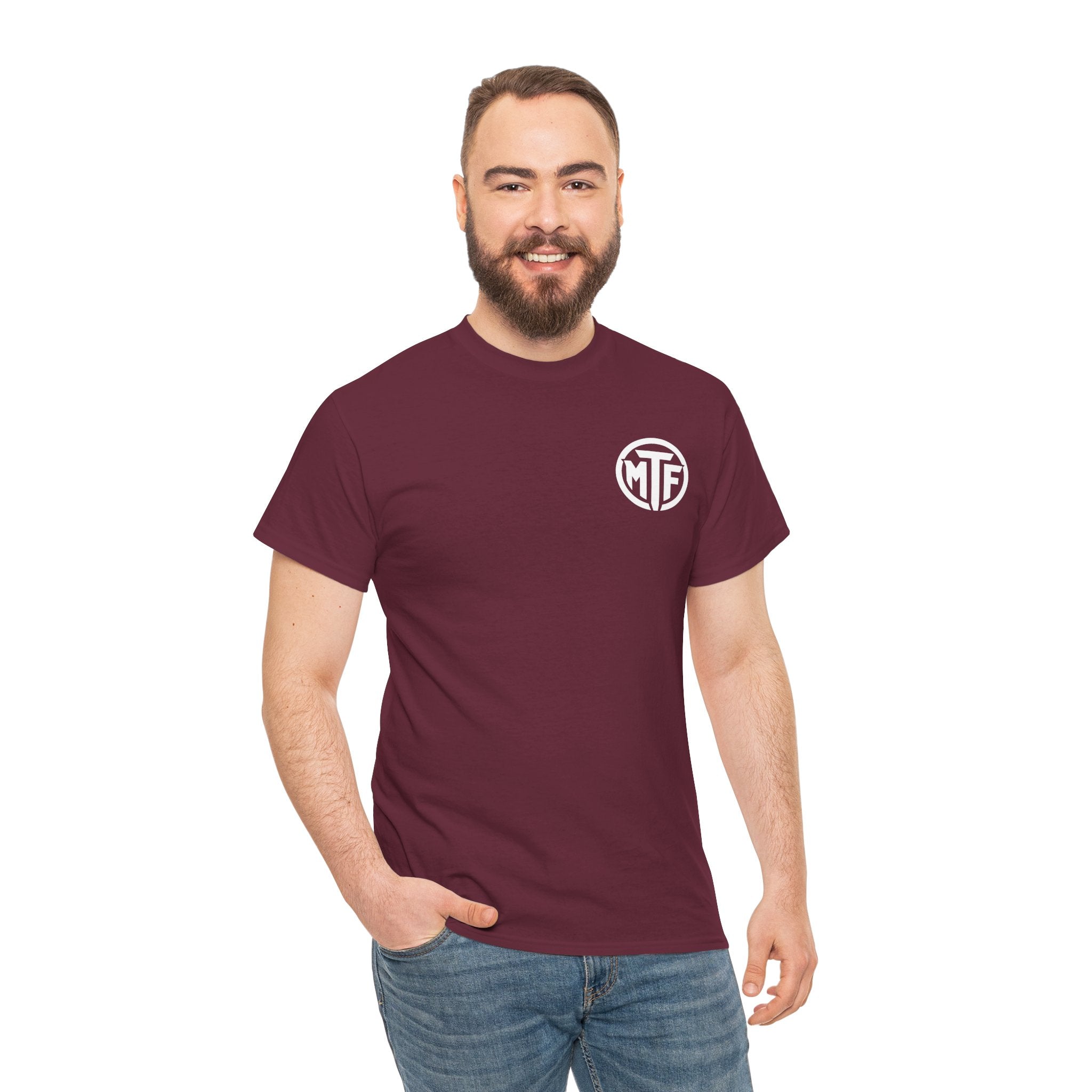 Moore Than Fitness Logo T‑Shirt — Gym Tee with MTF Emblem