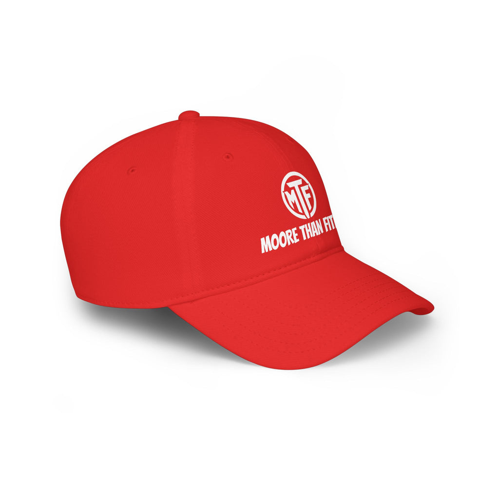 Moore Than Fitness Low Profile Baseball Cap – MTF Logo Athletic Hat