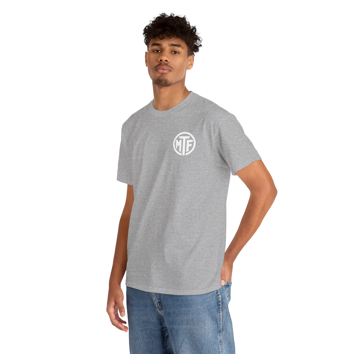 Moore Than Fitness Logo T‑Shirt — Gym Tee with MTF Emblem