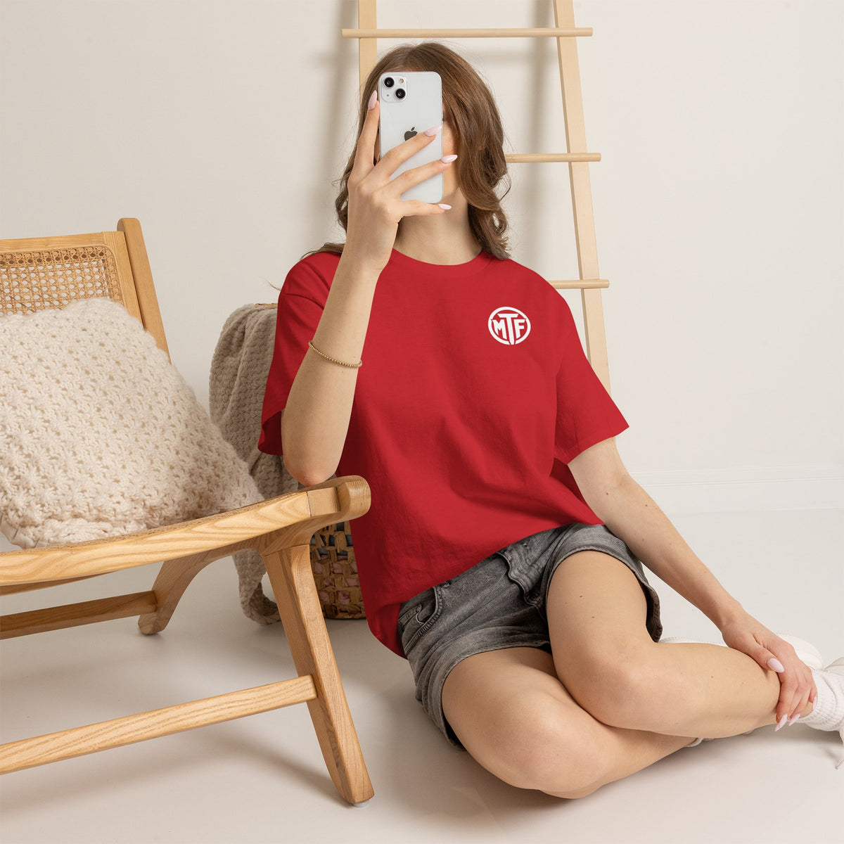 Moore Than Fitness Logo T‑Shirt — Gym Tee with MTF Emblem