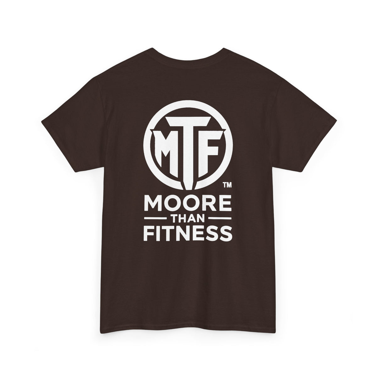Moore Than Fitness Logo T‑Shirt — Gym Tee with MTF Emblem