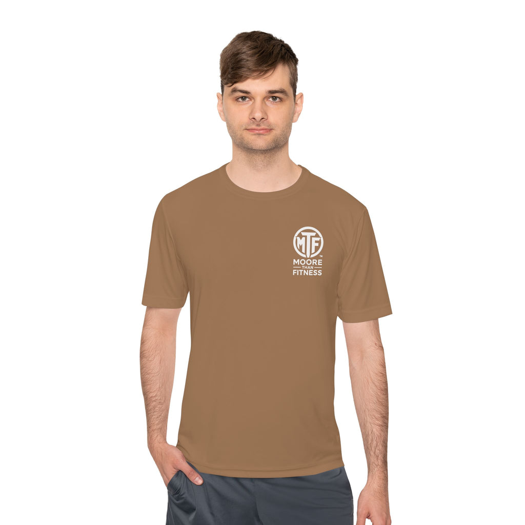 Moore Fitness 'Helping People Become More' Moisture-Wicking Tee