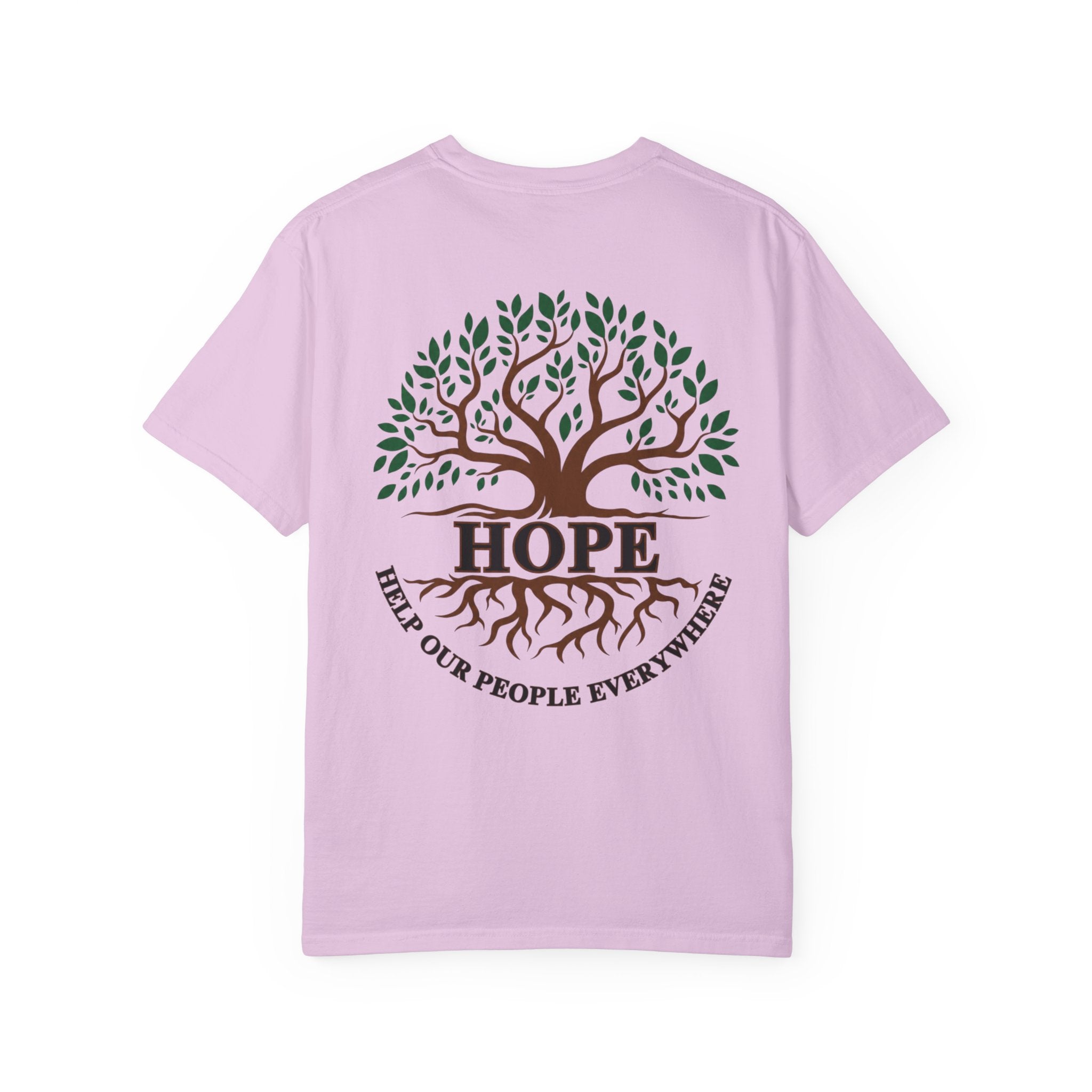 Hope Tree T-Shirt — "Help Our People Everywhere" Comfort Tee