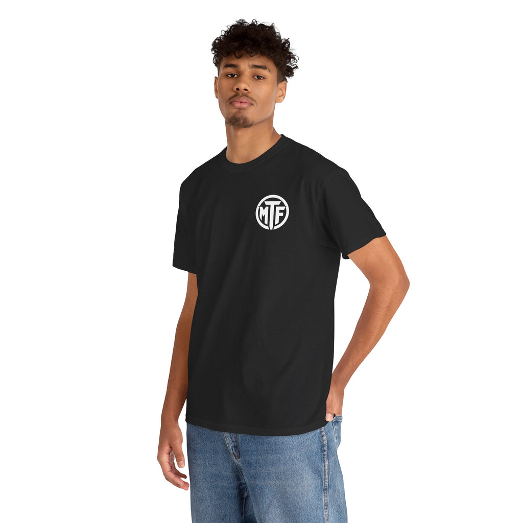 Moore Than Fitness Logo T‑Shirt — Gym Tee with MTF Emblem