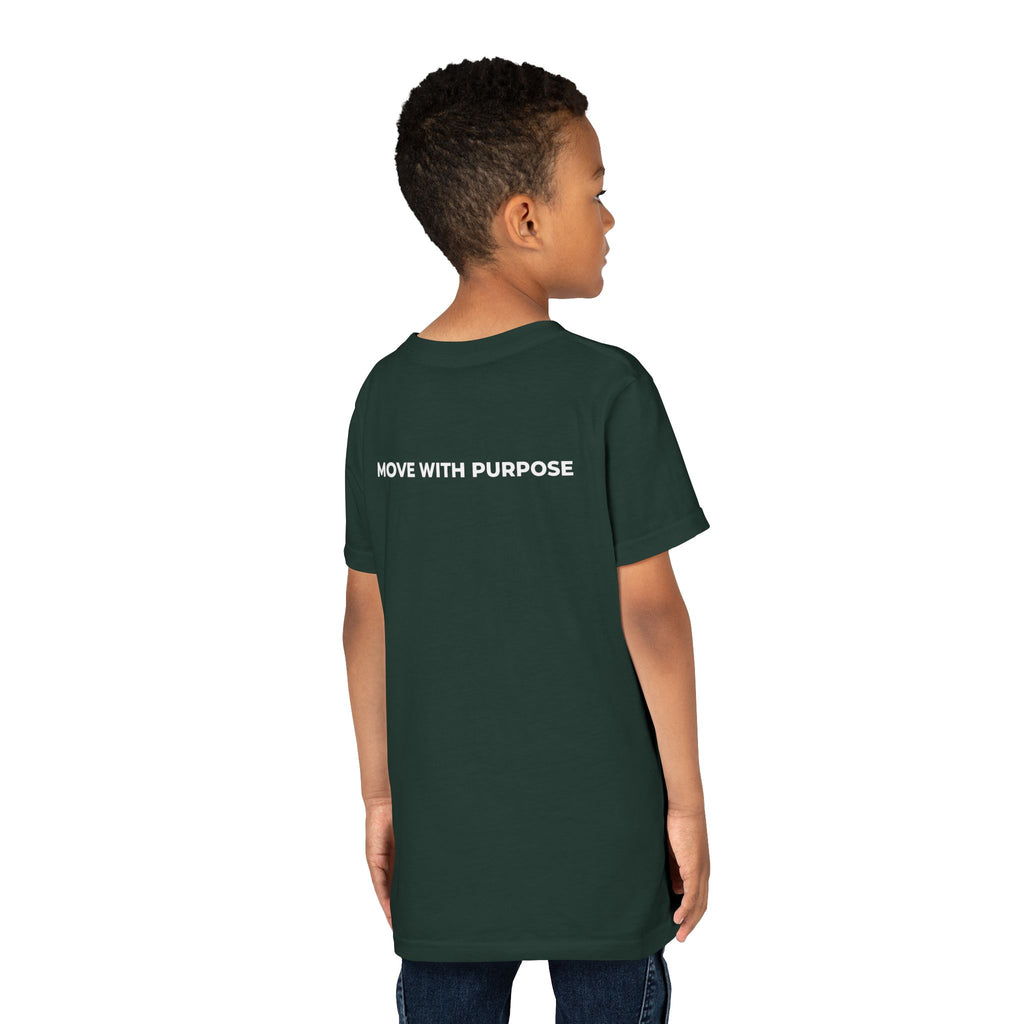Youth Tee — Moore Than Fitness 'Become Moore' Logo Tee (Move With Purpose)