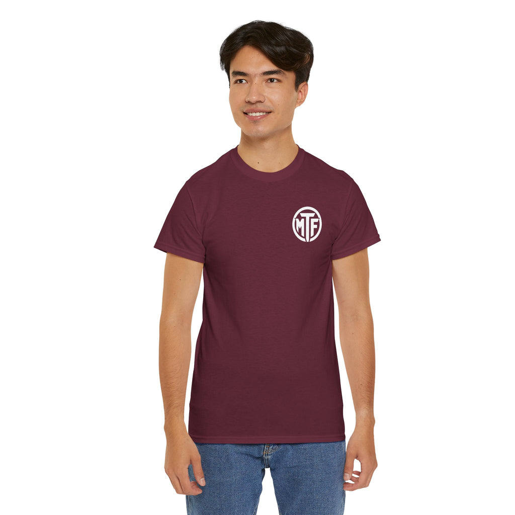 Moore Than Fitness Logo T‑Shirt — Gym Tee with MTF Emblem
