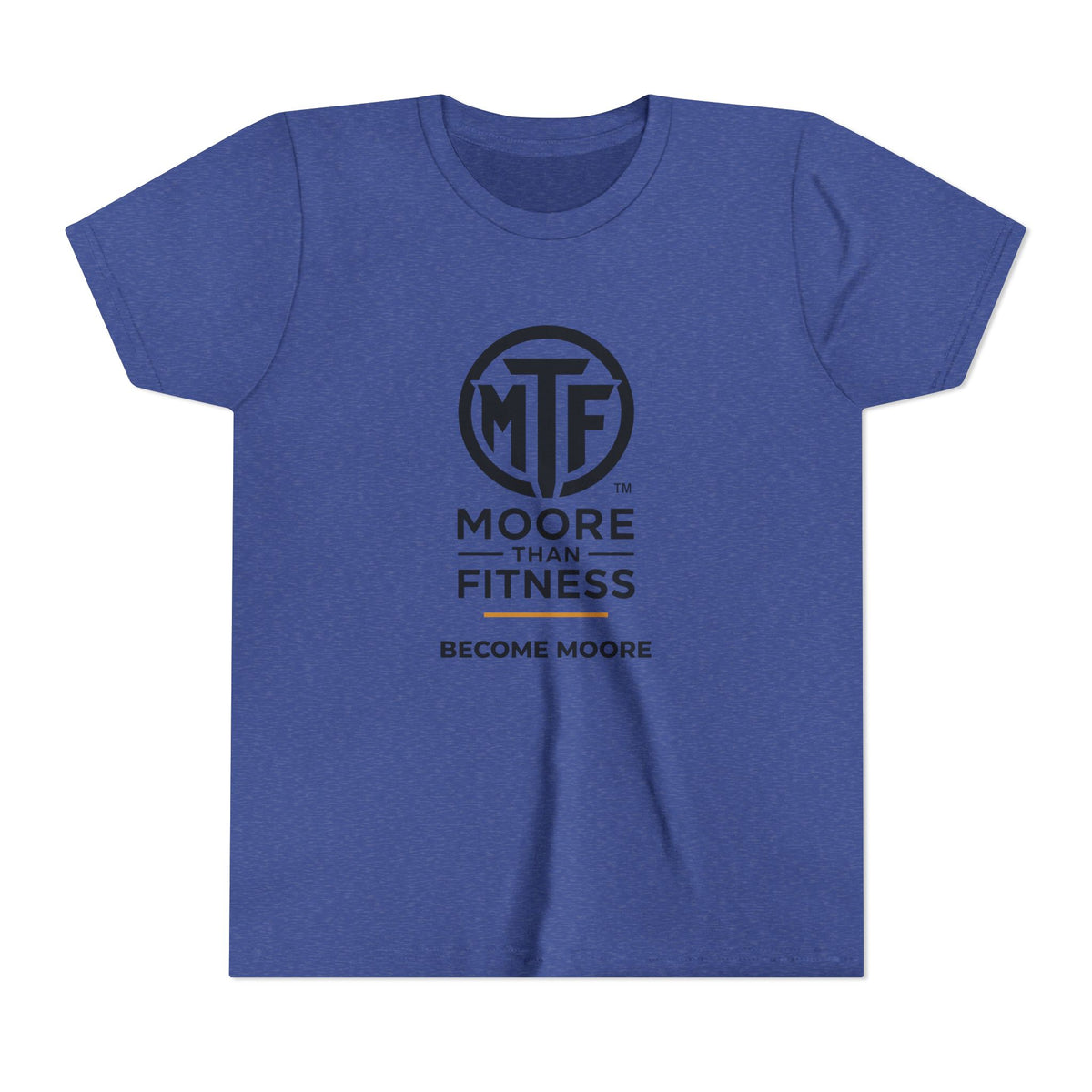Youth Tee — Moore Than Fitness 'Become Moore' Logo Tee (Move With Purpose)