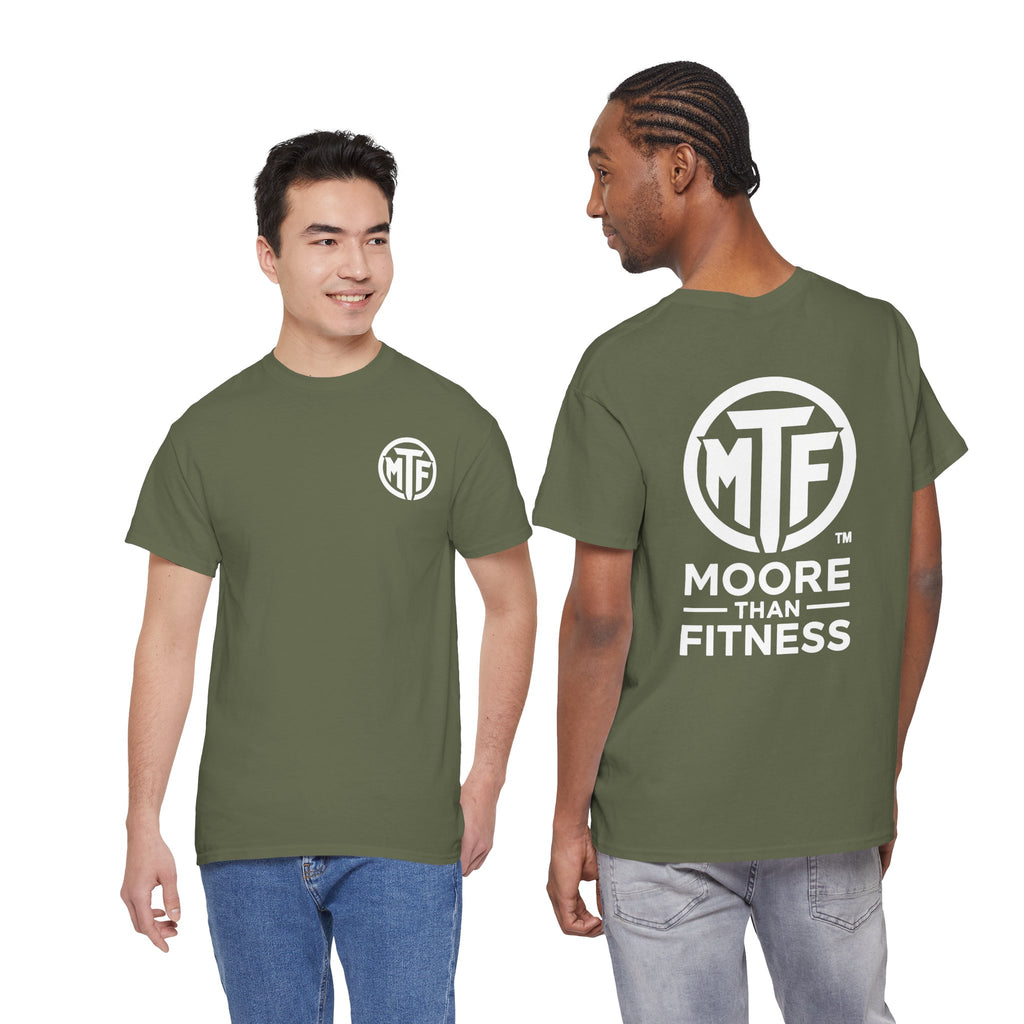 Moore Than Fitness Logo T‑Shirt — Gym Tee with MTF Emblem