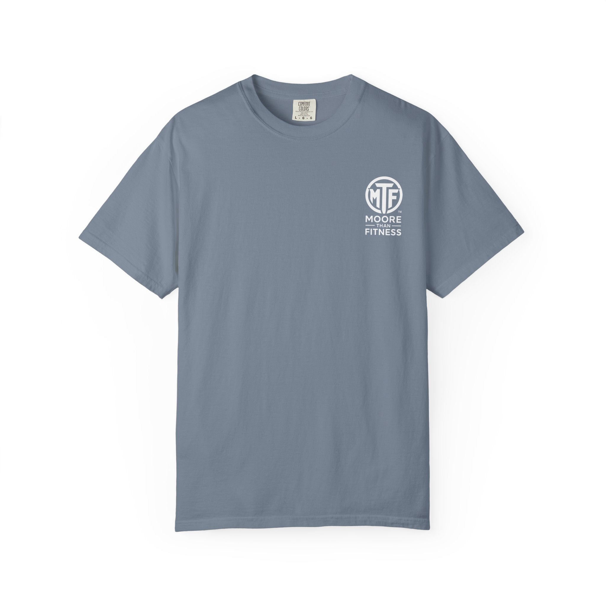 Discipline Builds Strength Purpose Builds Legacy T-Shirt — Moore Fitness Motivational Tee