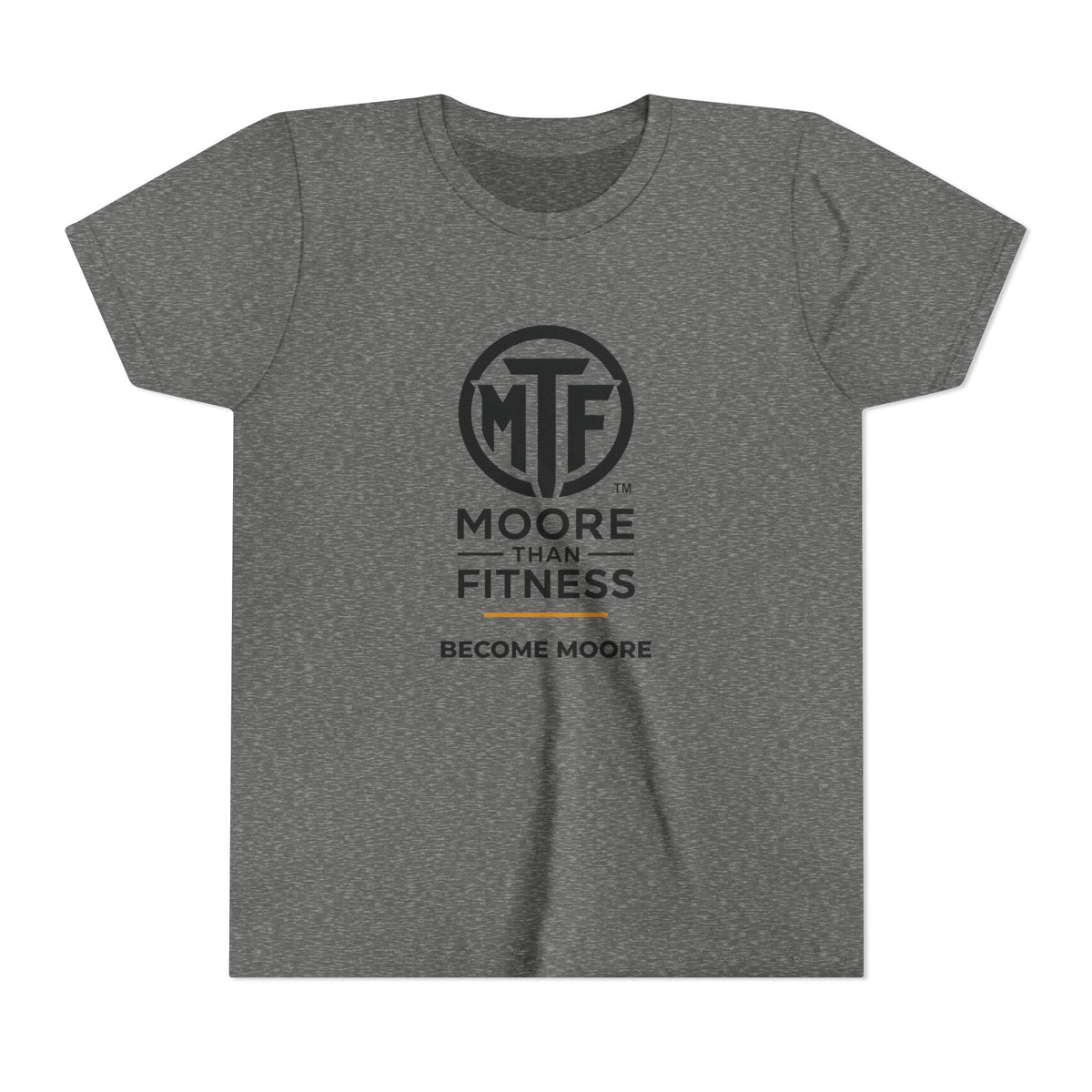 Youth Tee — Moore Than Fitness 'Become Moore' Logo Tee (Move With Purpose)