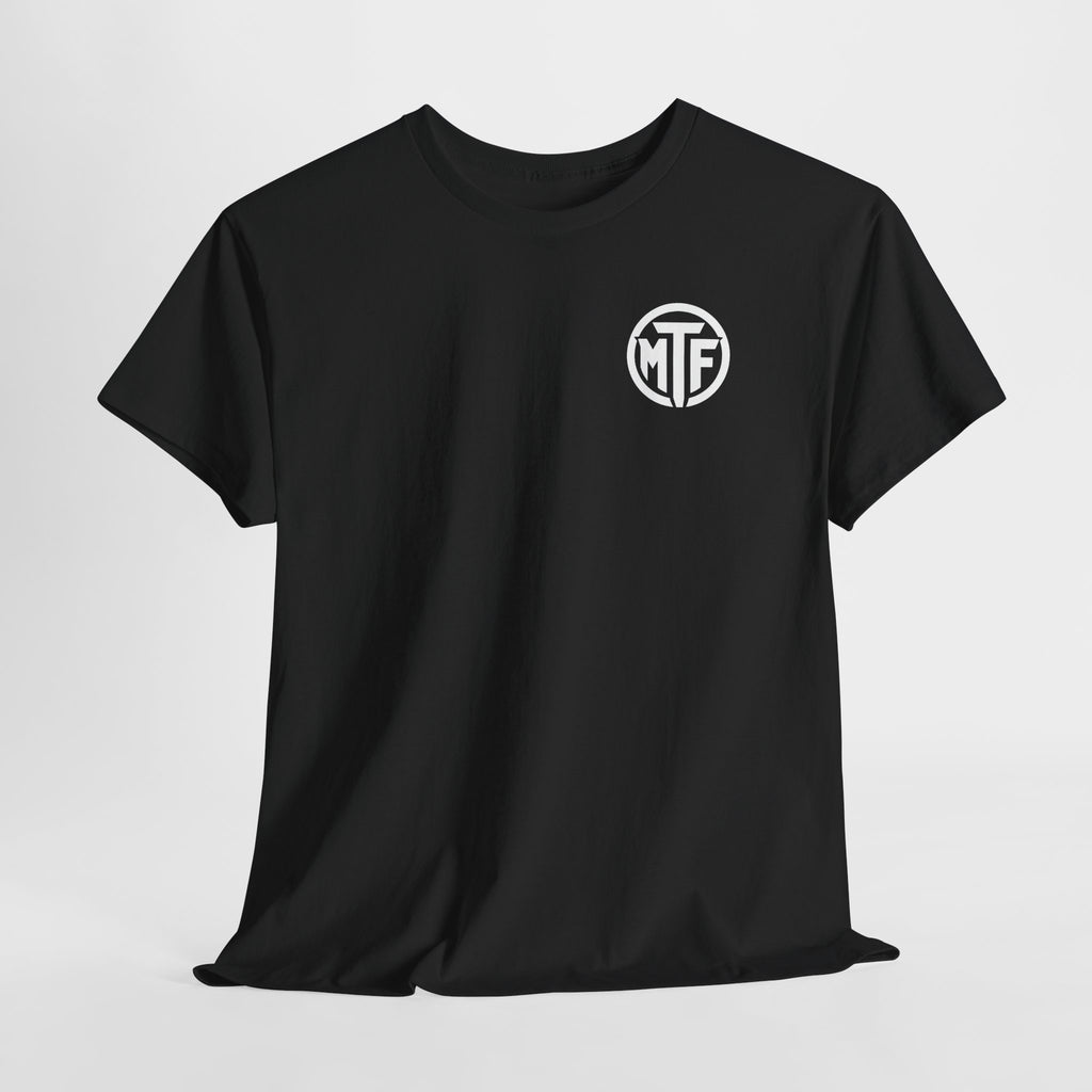 Moore Than Fitness Logo T‑Shirt — Gym Tee with MTF Emblem