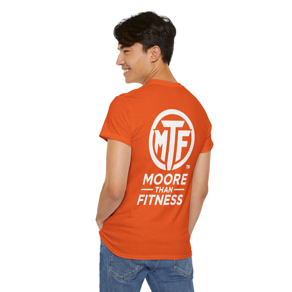 Moore Than Fitness Logo T‑Shirt — Gym Tee with MTF Emblem
