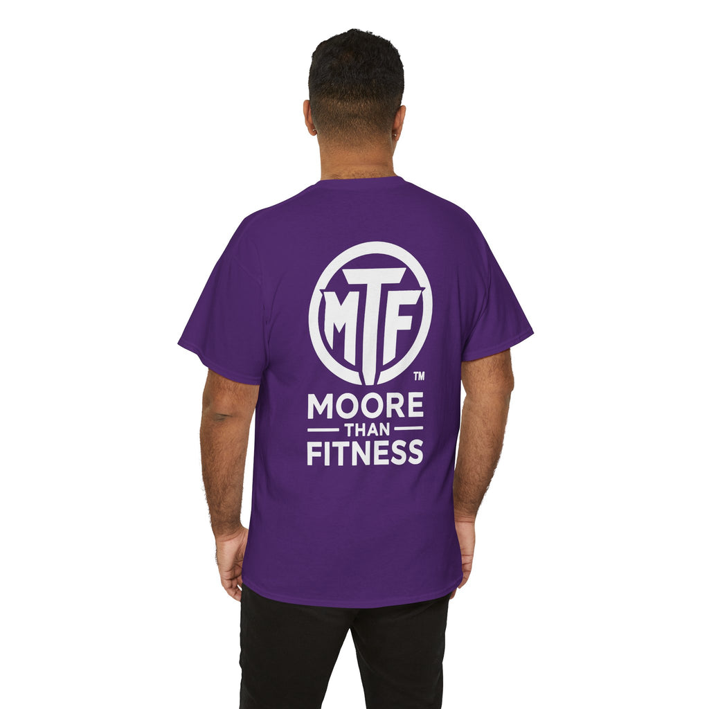 Moore Than Fitness Logo T‑Shirt — Gym Tee with MTF Emblem