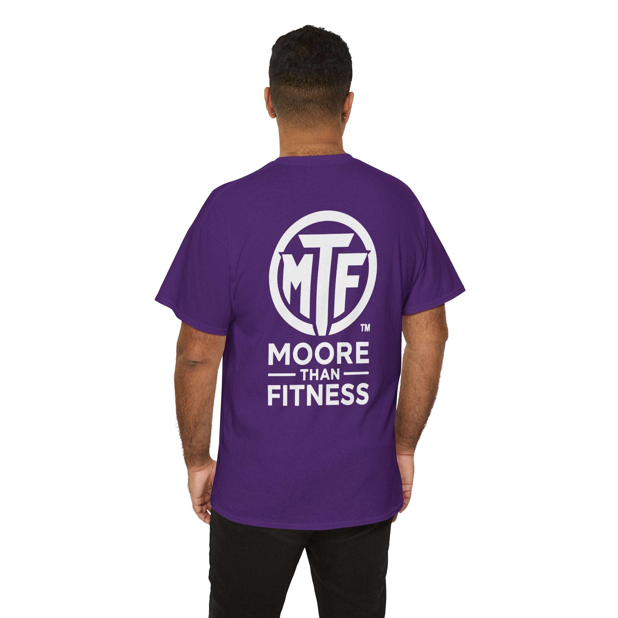 Moore Than Fitness Logo T‑Shirt — Gym Tee with MTF Emblem