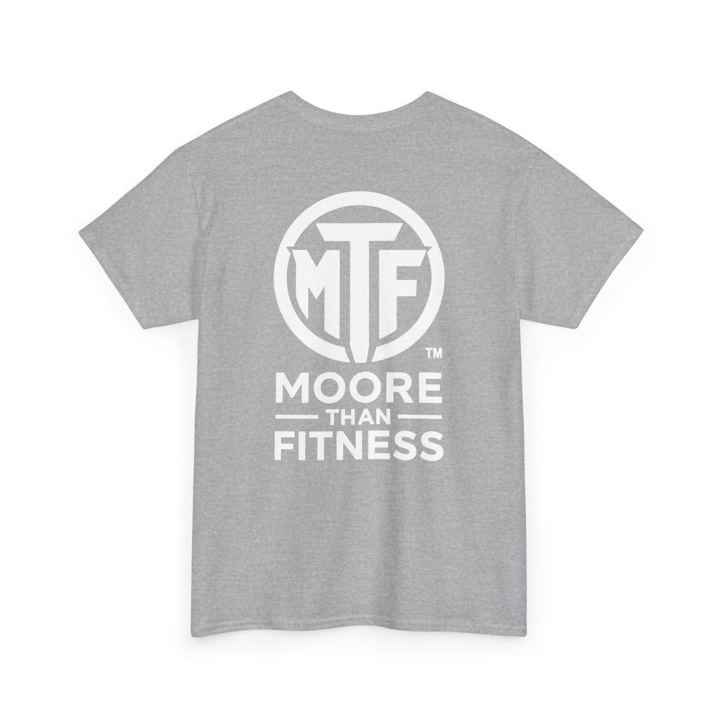 Moore Than Fitness Logo T‑Shirt — Gym Tee with MTF Emblem